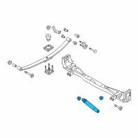 OEM Nissan NV200 ABSORBER Kit - Shock, Rear Diagram - E6210-3LM0B
