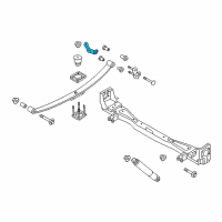 OEM Nissan Shackle-Rear Spring Diagram - 55221-3LM0A