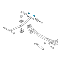 OEM 2013 Nissan NV200 Leaf Spring Bushing Diagram - 550473LM0A