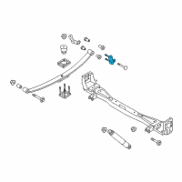 OEM 2018 Nissan NV200 Shackle Assy-Rear Spring Diagram - 55220-3LM0A