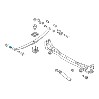 OEM 2020 Nissan NV200 Bush-Rear Spring Diagram - 55045-3LM0A