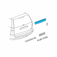 OEM 2007 GMC Yukon XL 2500 Applique Diagram - 22777530