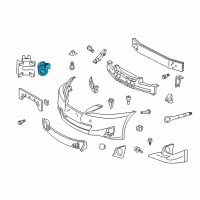 OEM 2011 Lexus IS F Sensor, Ultrasonic Diagram - 89341-64010-A3