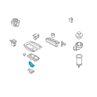 OEM Nissan Armada Boot Console Diagram - K6934-1A62A