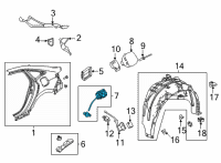 OEM Honda Civic ADAPTER, FUEL CAP Diagram - 74480-T20-A00