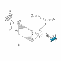 OEM Hyundai Santa Fe Sport Case-Thermostat Diagram - 25620-2G500