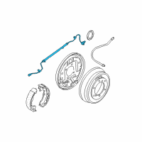 OEM 1998 Infiniti QX4 Sensor Assembly Anti Ski, Rear Diagram - 47900-0W005