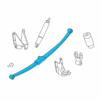 OEM Lincoln Blackwood Spring Diagram - 2C6Z-5580-CA