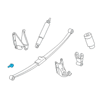 OEM 2002 Lincoln Blackwood Shock Insulator Diagram - 6L3Z-18197-B