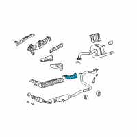 OEM 2011 Scion xD Heat Shield Diagram - 58156-52010