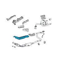 OEM 2014 Toyota Yaris Heat Shield Diagram - 58151-52062