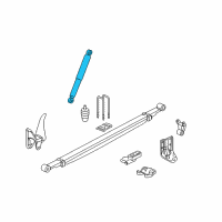 OEM 2007 GMC Sierra 1500 Shock Diagram - 25871023