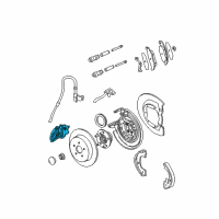 OEM 2009 Chrysler PT Cruiser CALIPER-Disc Brake Diagram - 5083159AA