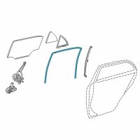 OEM 2014 Toyota Corolla Run Channel Diagram - 68142-02290