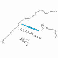 OEM 2016 Ford C-Max Rear Blade Diagram - DM5Z-17528-A