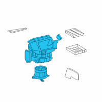 OEM 2021 Lexus LX570 Blower Assembly Diagram - 87130-60670