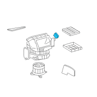 OEM 2021 Lexus LX570 Servo Sub-Assy, Damp Diagram - 87106-60350