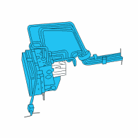 OEM 2007 Jeep Compass Anti-Lock Brake System Module Diagram - 5191006AE