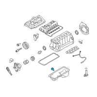 OEM 2010 BMW 335i Screw Plug With O-Ring Diagram - 11-13-7-553-165