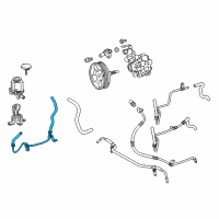 OEM 2012 Lexus GX460 Power Steering Upper Return Tube, No.2 Diagram - 44417-60010