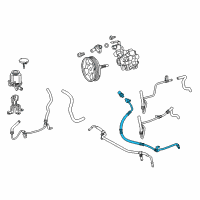 OEM 2015 Toyota 4Runner Pressure Hose Diagram - 44413-60110