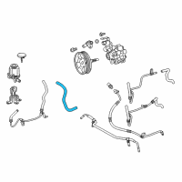 OEM Toyota FJ Cruiser Reservoir Hose Diagram - 44348-60430