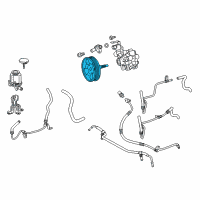 OEM 2019 Toyota 4Runner Pulley Diagram - 44303-60020