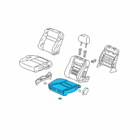 OEM 2004 Honda Accord Pad, Right Front Seat Cushion (Ts Tech) Diagram - 81137-SDA-L01