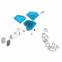 OEM 2018 BMW 330i GT xDrive Intake Silencer Diagram - 13-71-7-536-531