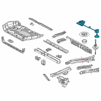 OEM 2006 Toyota Sienna Spare Carrier Diagram - 51900-08031