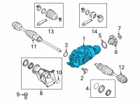 OEM 2022 BMW 330i xDrive FINAL DRIVE (FRONT AXLE) Diagram - 31-50-8-741-855