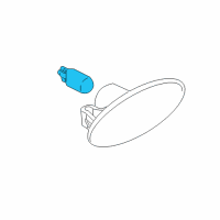 OEM 2009 Nissan Cube Bulb Diagram - 26261-89968