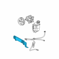 OEM Dodge Ram 1500 Cooler-Power Steering Diagram - 52029301AC