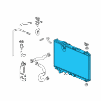 OEM 2021 Acura ILX Radiator (Toyo) Diagram - 19010-R4H-A02