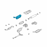 OEM 2008 Kia Optima Panel-Heat Protector Diagram - 287912G000