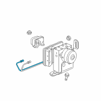 OEM 2005 Jeep Grand Cherokee Line-Brake Diagram - 52090406AD