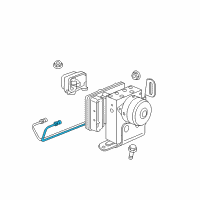 OEM Jeep Commander Tube Assembly-Master Cylinder To HCU Diagram - 52090405AF