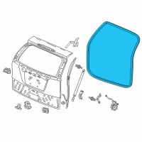 OEM 2012 Honda CR-V 74440Erstrip, Tailg Diagram - 74440-T1G-E11