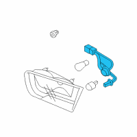 OEM Kia Forte Koup Holder & Wiring Assembly Diagram - 924601M300