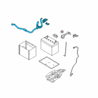 OEM Nissan Juke Cable Assembly-Battery To STARTOR Motor Diagram - 24110-1KL0A