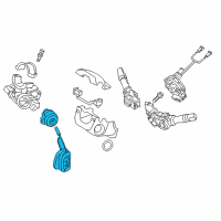 OEM 2015 Hyundai Santa Fe Sport Key Sub Set-Steering Lock Diagram - 81900-4ZC01