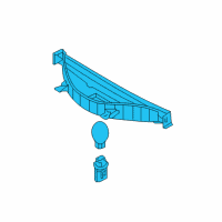 OEM Hyundai Accent Lamp Assembly-High Mounted Stop Diagram - 92700-J0000