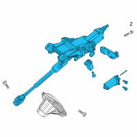 OEM 2018 Ford Fusion Steering Column Diagram - HP5Z-3C529-C