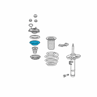 OEM 2018 Honda Clarity Seat, Front Spring Complete Diagram - 51688-TRT-A01