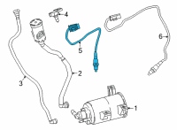 OEM 2021 BMW 330e xDrive Oxygen Sensor Diagram - 11-78-8-659-971