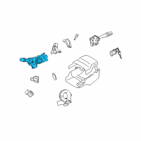 OEM Scion Headlamp Switch Diagram - 84140-52141