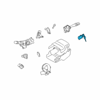 OEM Scion Cylinder & Keys Diagram - 69057-52B60