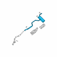 OEM 2007 Chrysler Sebring Exhaust-Exhaust Diagram - 5085559AK