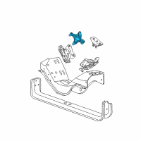 OEM Ford Excursion Mount Bracket Diagram - F81Z-6030-CA