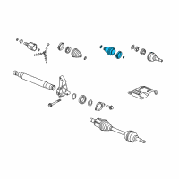 OEM 2009 Chevrolet Malibu Outer Boot Diagram - 10359415